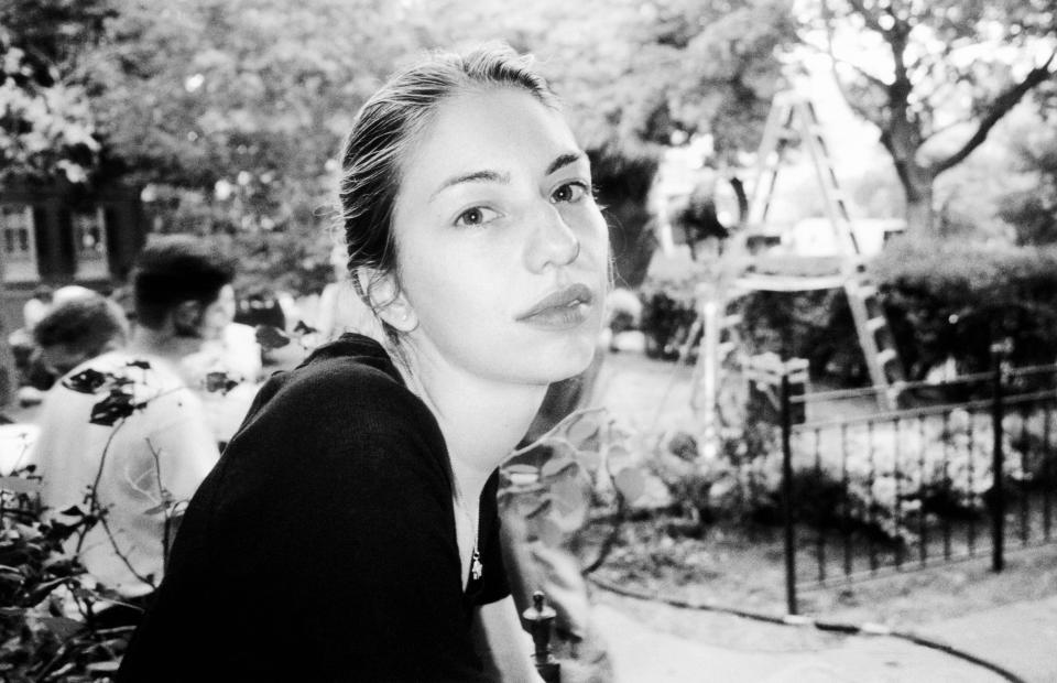 Sofia Coppola, on the set of The Virgin Suicides in 1999.