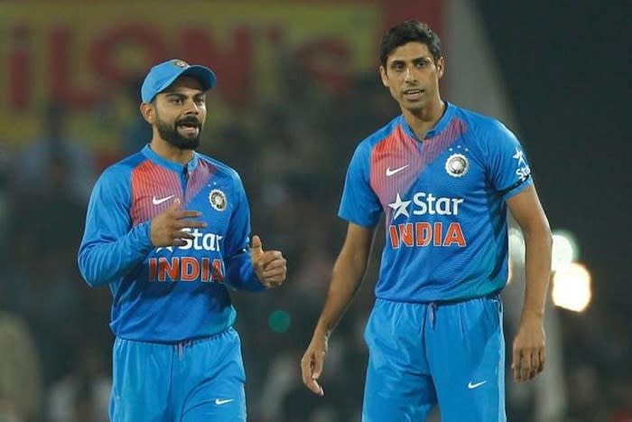 Ashish Nehra, MS Dhoni, Virat Kohli