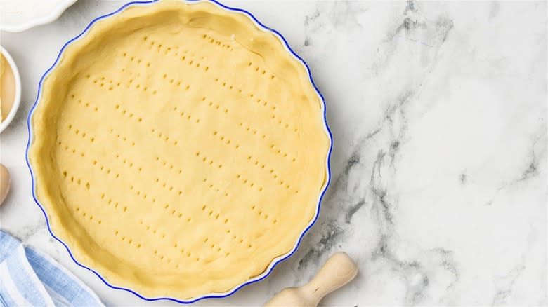 Unbaked pie crust