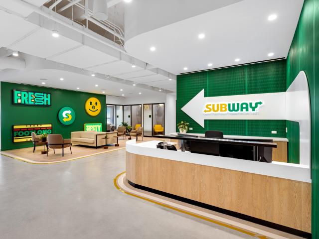 Take a look inside Subway's new corporate HQ, where it has a mock  restaurant to test out new menu items