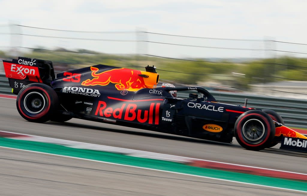 Max Verstappen will start the United States Grand Prix from pole position (Eric Gay/AP) (AP)