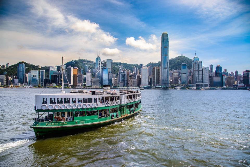 The Star Ferry crossed Hong Kong harbour: Hong Kong Tourism Board/discoverhongkong.com