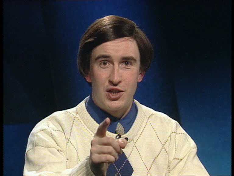 Alan in his early days as a sports reporter in the 90sPUBLICITY PICTURE