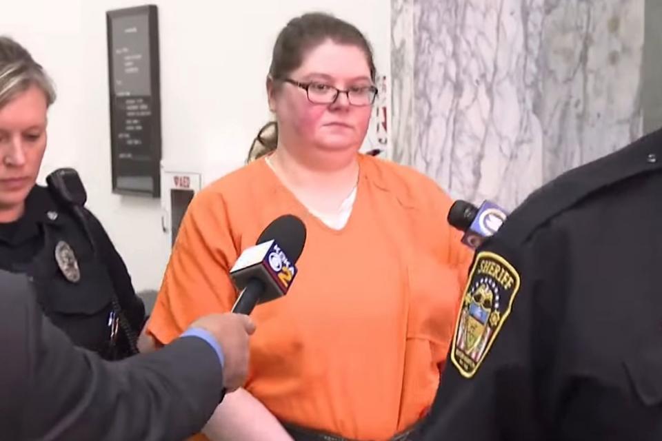 <p>CBS Pittsburgh/Youtube</p> Former nurse Heather Pressdee pleads guilty to giving patients lethal doses of insulin.
