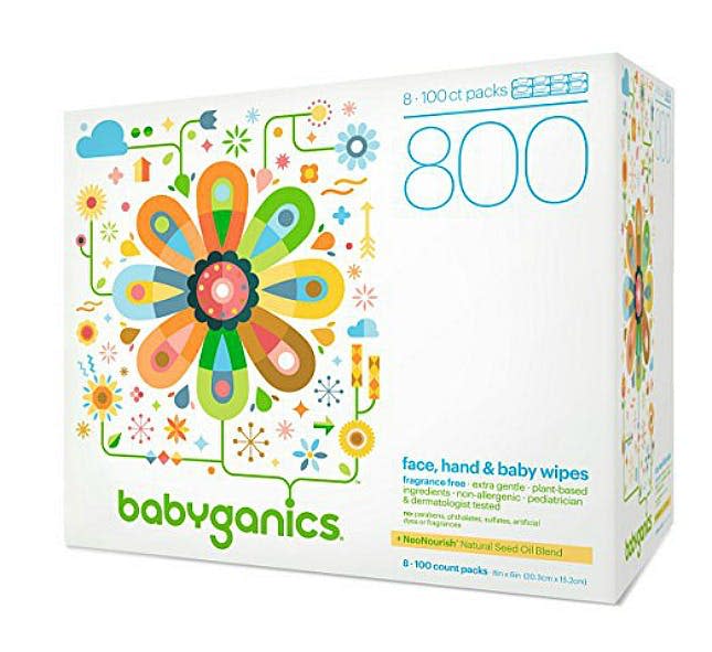 Babyganics Fragrance-Free Face, Hand, and Baby Wipes