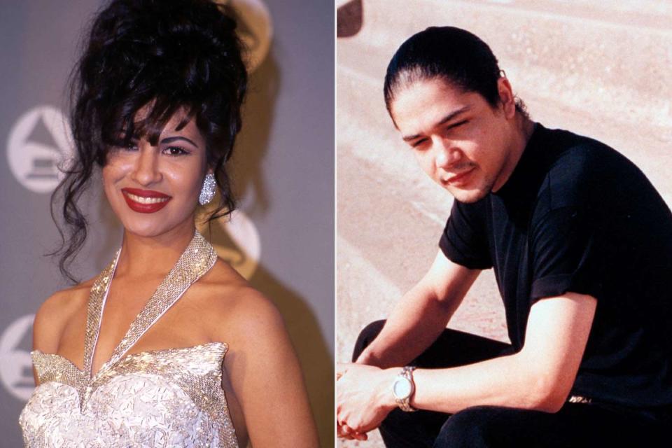 <p>Arlene Richie/Getty; Barbara Laing/Getty</p> Selena Quintanilla; Chris Perez