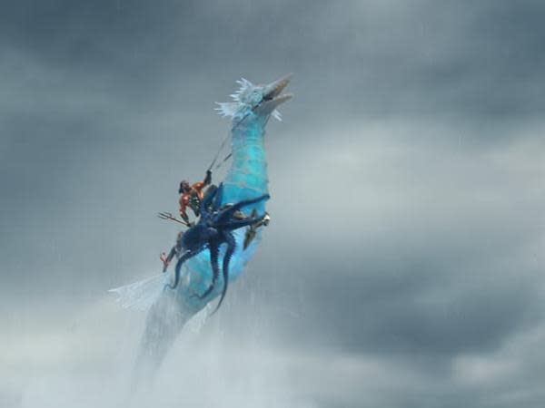 Jason Mamoa en Aquaman and the Lost Kingdom (2023), Warner Bros. Pictures.