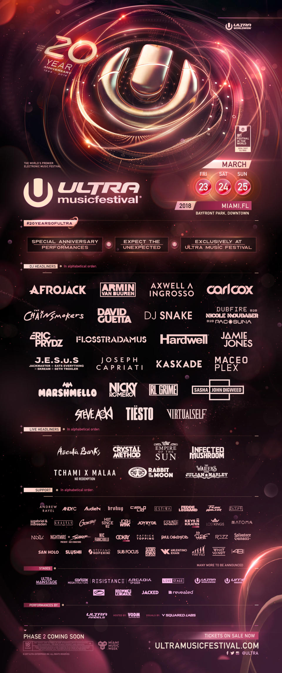 6) Ultra Music Festival Miami