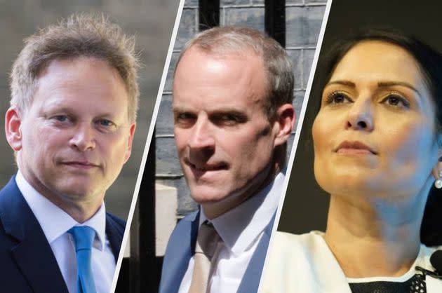 Shapps, Raab and Patel have all left government (Photo: Getty Images)