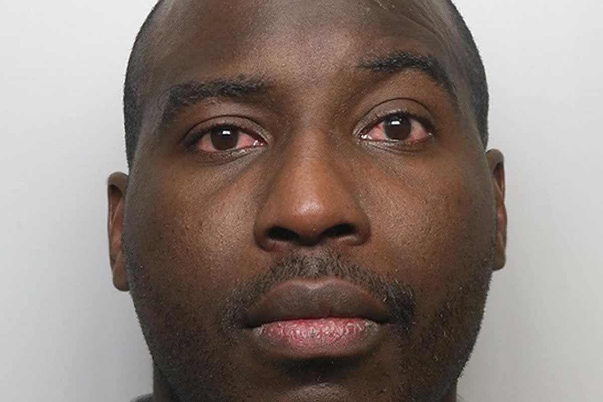 Hakeem Kigundu, 32, previously admitted pouring petrol over the ground floor of Rowe Court in Reading, Berkshire, and igniting the blaze which killed Richard Burgess, 46, and Neil Morris, 45, on December 15 last year (Thames Valley Police/PA) (PA Media)