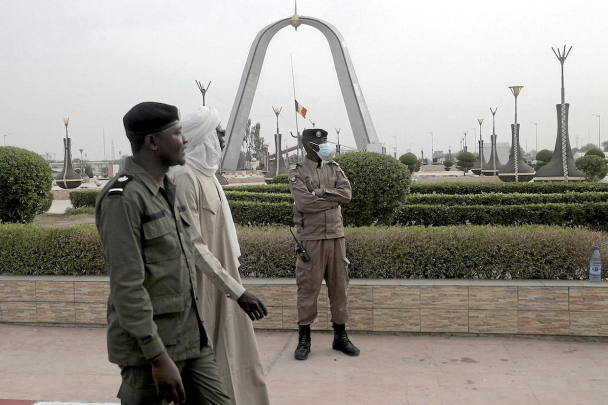 Le Tchad est le seul pays sahélien à abriter encore des forces françaises.   - Credit:Christophe Petit Tesson/AP/SIPA