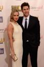 SANTA MONICA, CA - JANUARY 10: Actress Emily Blunt (L) and actor John Krasinski arrive at the 18th Annual Critics' Choice Movie Awards held at Barker Hangar on January 10, 2013 in Santa Monica, California. (Photo by Jason Merritt/Getty Images)