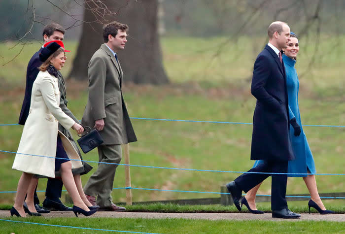 Los príncipes de Gales en Sandringham