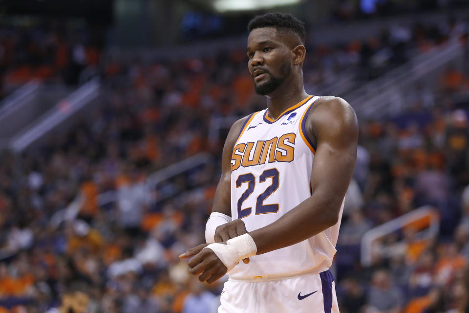 Though losing Deandre Ayton will be difficult for the Suns, Devin Booker thinks the suspension can actually bring the team together.
