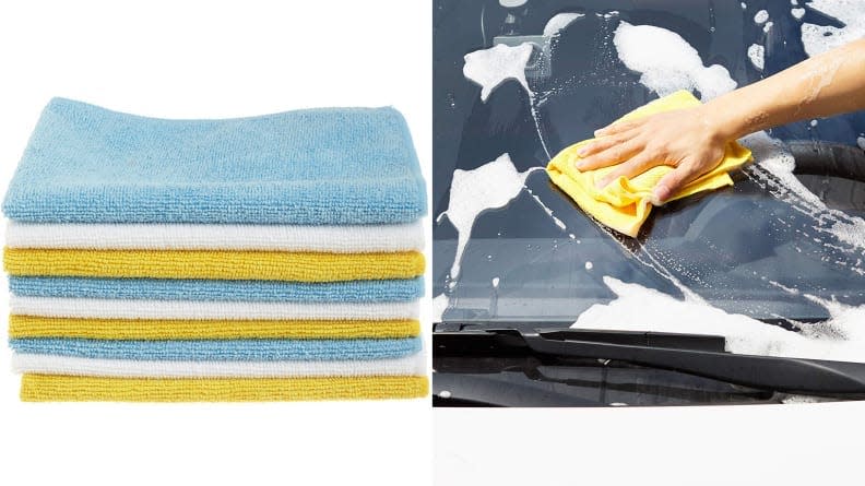 From cleaning spills to washing cars, these cloths are very versatile.