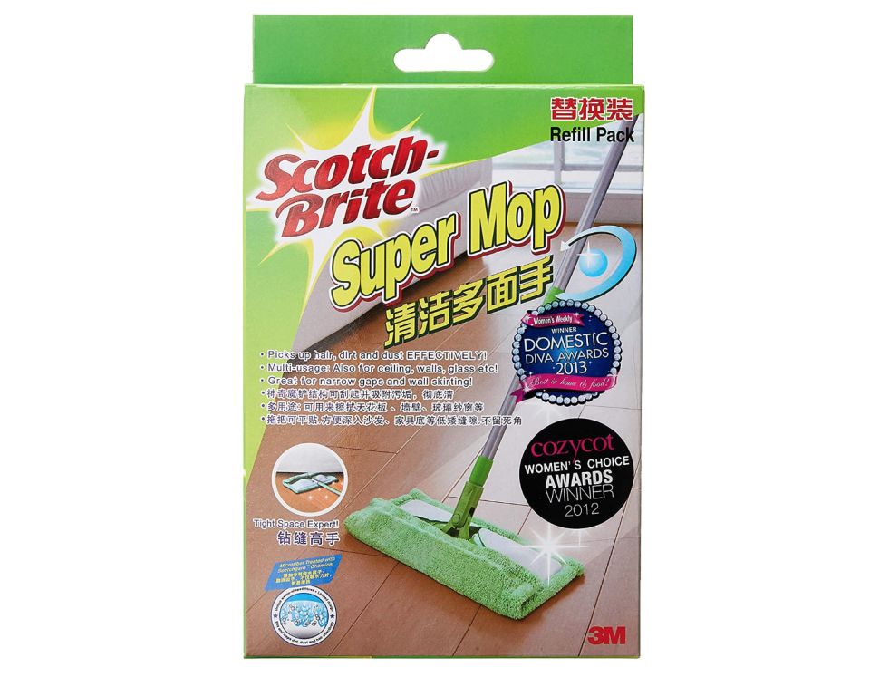 Scotch-Brite Super Microfiber Mop Refill. (PHOTO: Amazon)