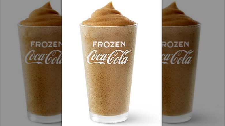 frozen Coke beverage