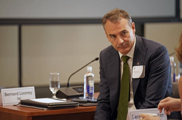 BP boss Bernard Looney 