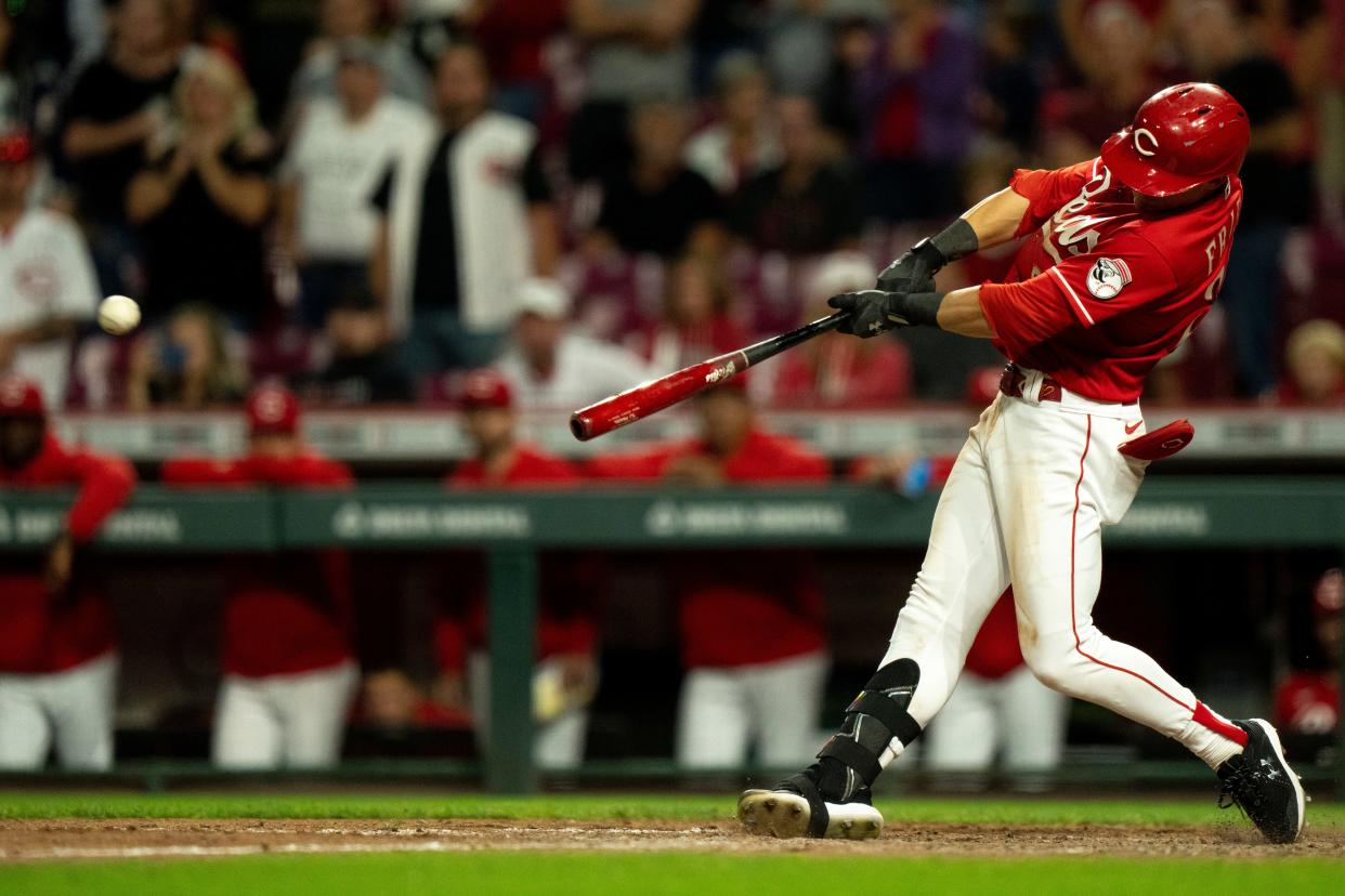 TJ Friedl returns to Reds lineup Tuesday night after returning from a March 16 wrist injury.