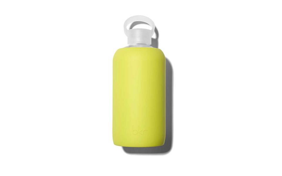 bkr GIGI 1L Opaque Lime Yellow Water Bottle