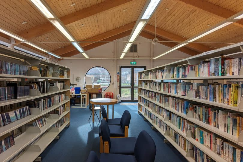 Inside Broad Green Library