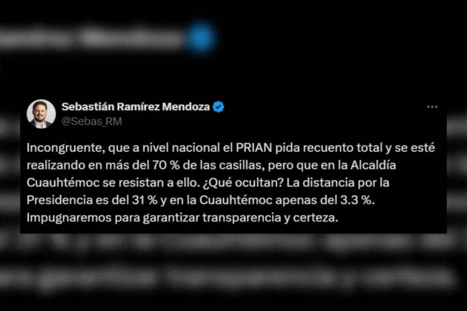 IECM confirma victoria de Alessandra Rojo de la Vega en Cuauhtémoc