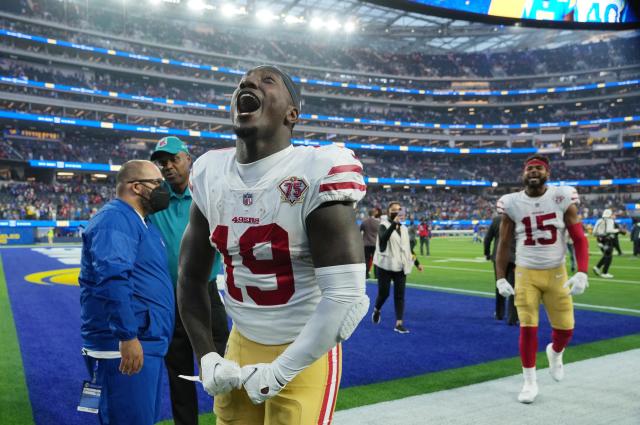 Deebo Samuel sets multiple Super Bowl records for rushing by WR