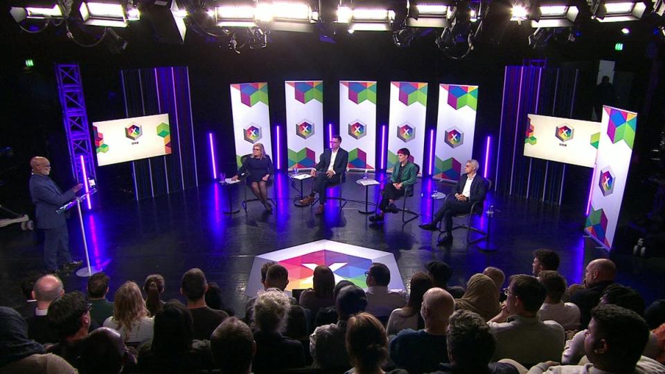 The BBC London TV hustings will be broadcast on Thursday night (BBC)