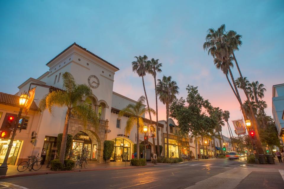 A view of State Street, Santa Barbara’s main street (Getty Images)