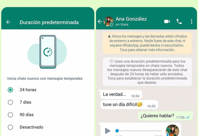 WhatsApp está desarrollando una nueva característica para los mensajes temporales  POLITICA INVESTIGACIÓN Y TECNOLOGÍA META