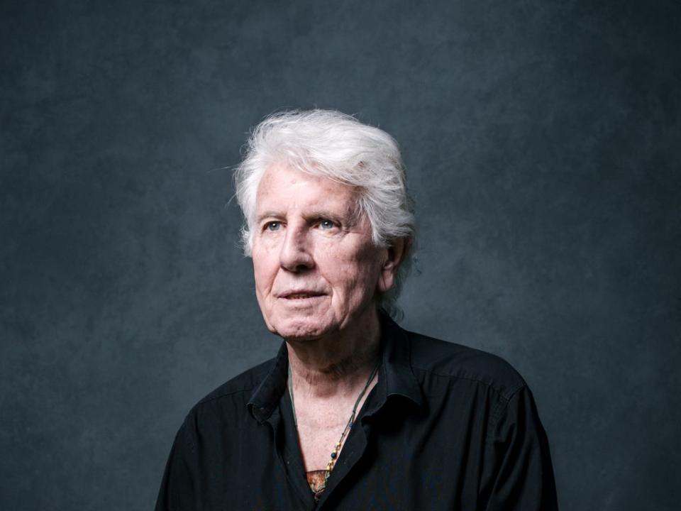 Graham Nash has withdrawn his music from Spotify in protest against podcaster Joe Rogan (Getty Images)