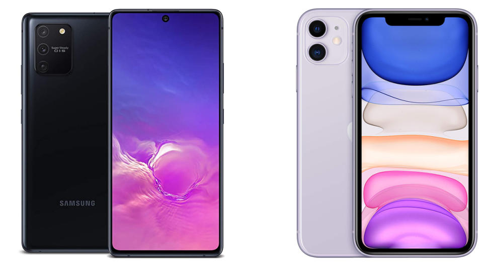 Prime Day Previous generation smartphones: Samsung Galaxy S10 and iPhone 11 line