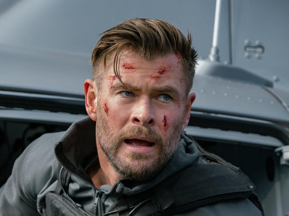 Chris Hemsworth in “Extraction 2” (Jasin Boland/Netflix)