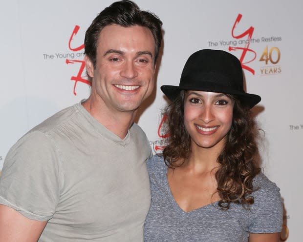 <p>Daniel Goddard, Christel Kahlil (2013)</p><p>Photo by Paul Archuleta/FilmMagic</p>