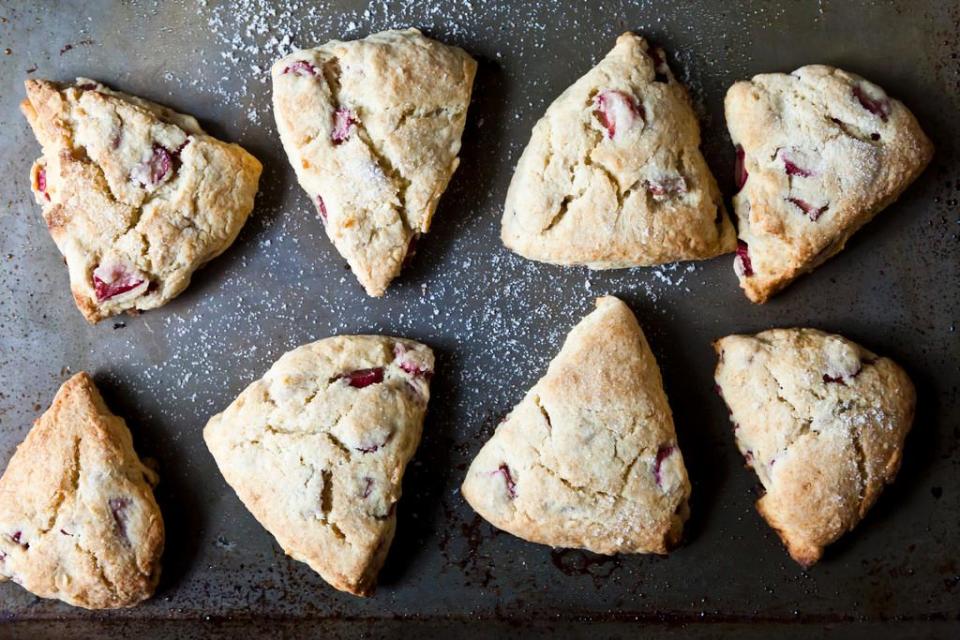 Rhubarb Scones on Food52