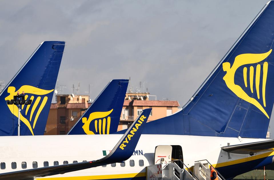 Second warning in three months: Ryanair. Photo: ALBERTO PIZZOLI/AFP/Getty Images
