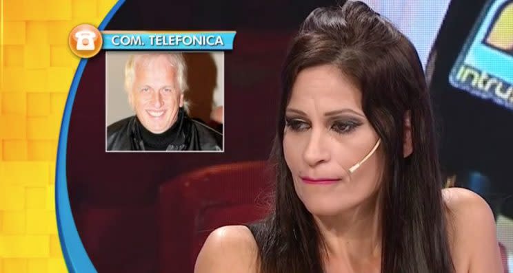 El momento en el que Andrés Nara dejaba a su novia en vivo. Foto: captura América TV.