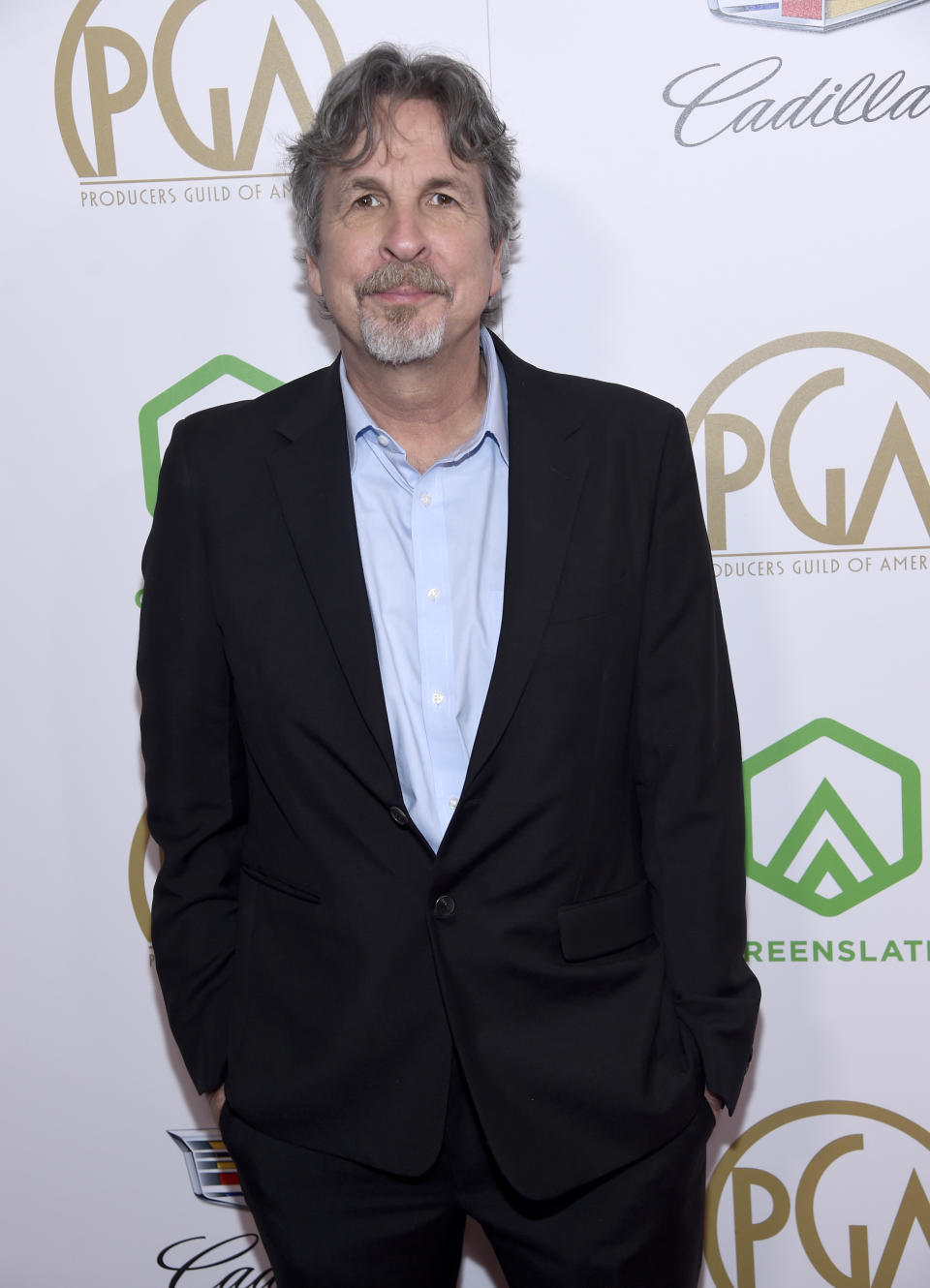 Peter Farrelly arrives at the Producers Guild Awards on Saturday, Jan. 19, 2019, at the Beverly Hilton Hotel in Beverly Hills, Calif. (Photo by Chris Pizzello/Invision/AP)