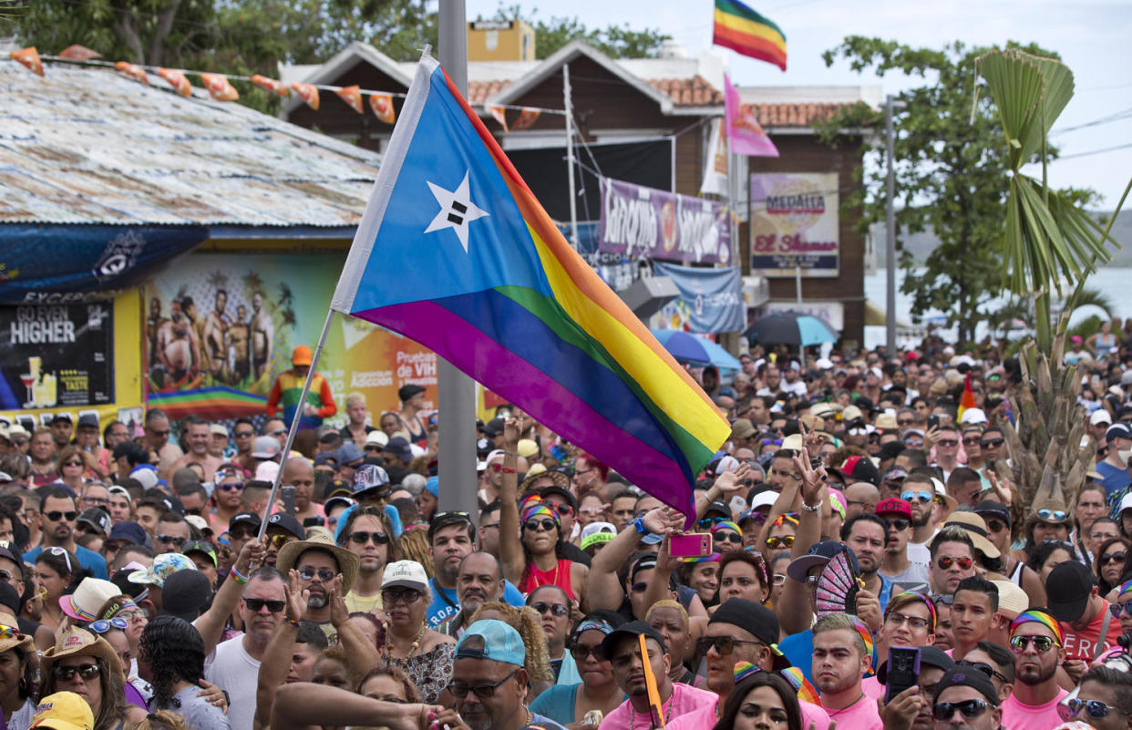 Pride Day in Boqueron, Puerto Rico (Jorge A Ramirez Portela / AP file )