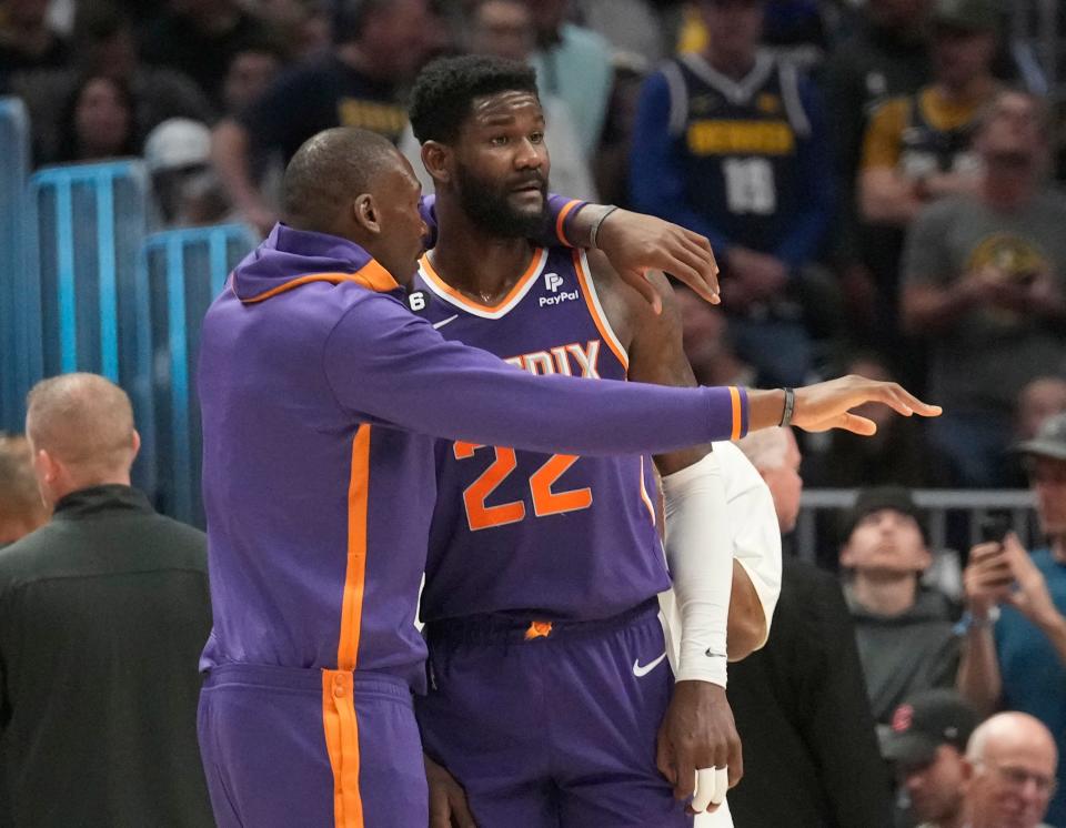 Some people think the Phoenix Suns need to play Deandre Ayton less in their NBA Playoffs series against Nikola Jokic and the Denver Nuggets.