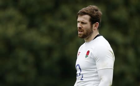 Britain Rugby Union - England Training - Pennyhill Park - 16/3/17 England's Elliot Daly during training Action Images via Reuters / John Sibley Livepic