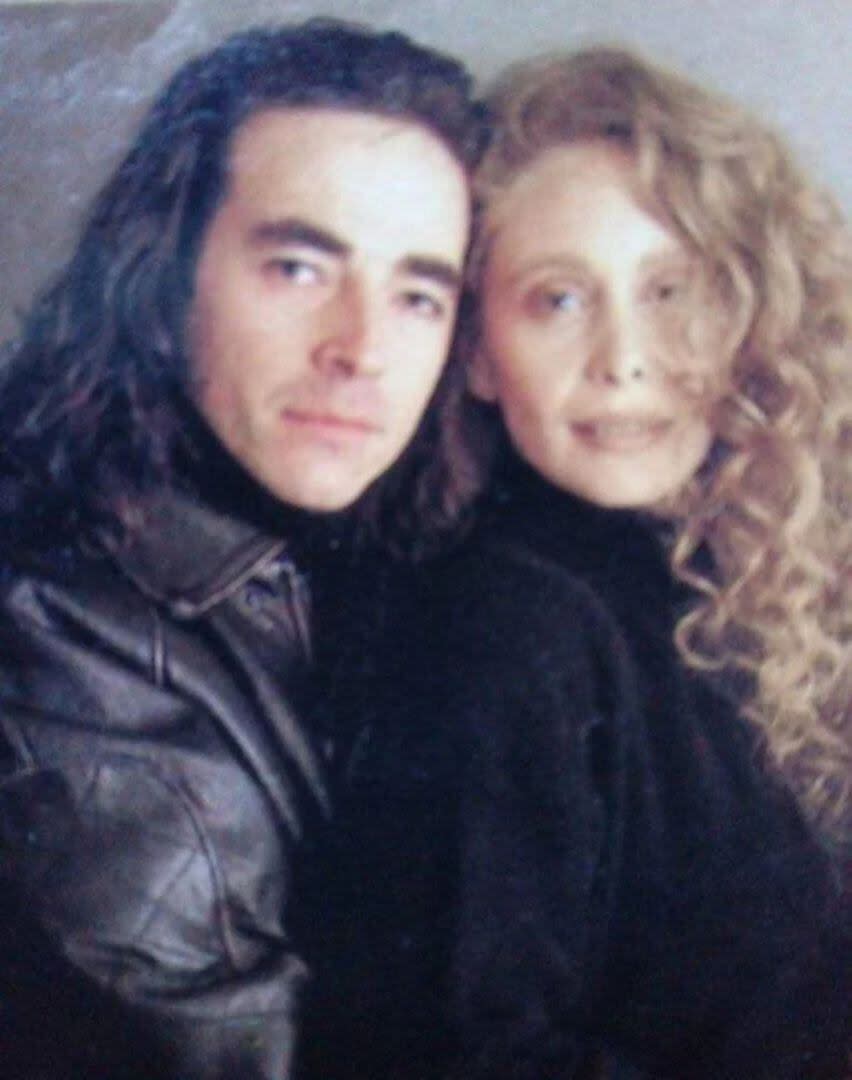 Camila Perissé y Julio Fernández a finales de los 90