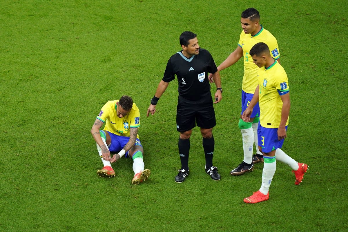 Neymar will miss Brazil’s match with Switzerland (Mike Egerton/PA) (PA Wire)