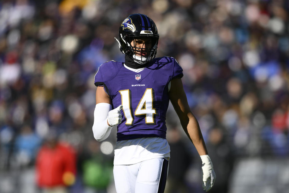 Ravens safety Kyle Hamilton could be in for a huge second season in the NFL. (AP Photo/Nick Wass)