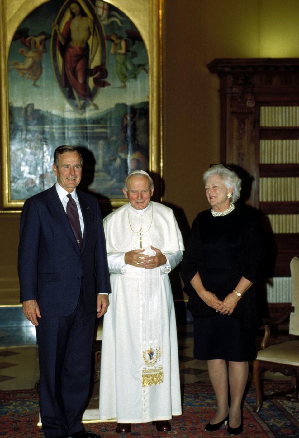 George H. W. Bush and Barbara Bush