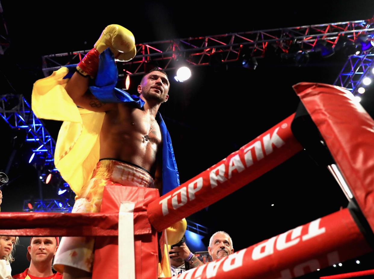 Vasyl Lomachenko, a two-time Olympic gold medalist, will meet fellow two-time Olympic gold medalist Guillermo Rigondeaux on Dec. 9 at Madison Square Garden in New York on ESPN. (Getty Images)