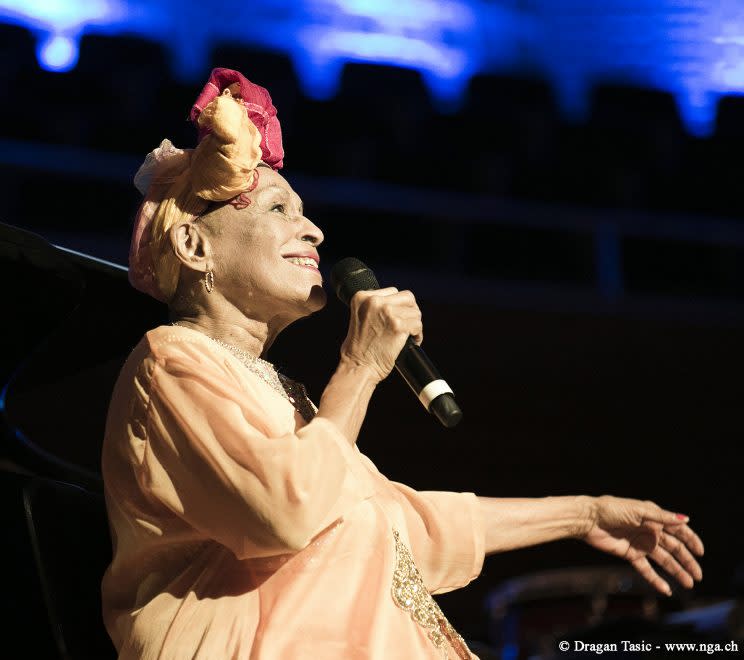 Omara Portuondo (vocals) performs (Photo: Dragan Tasic / Broad Green Picture)