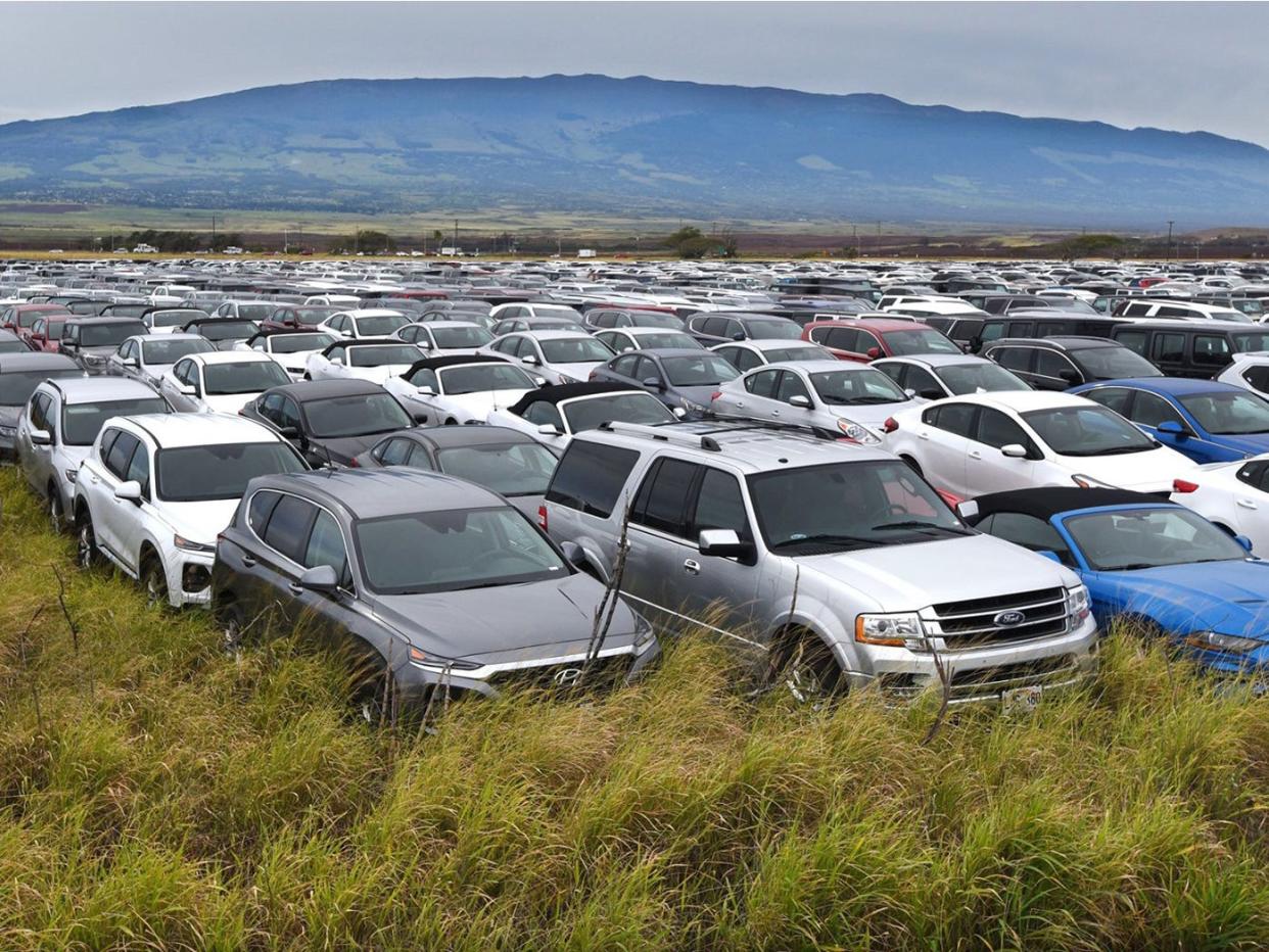 Maui Rental Car Idle