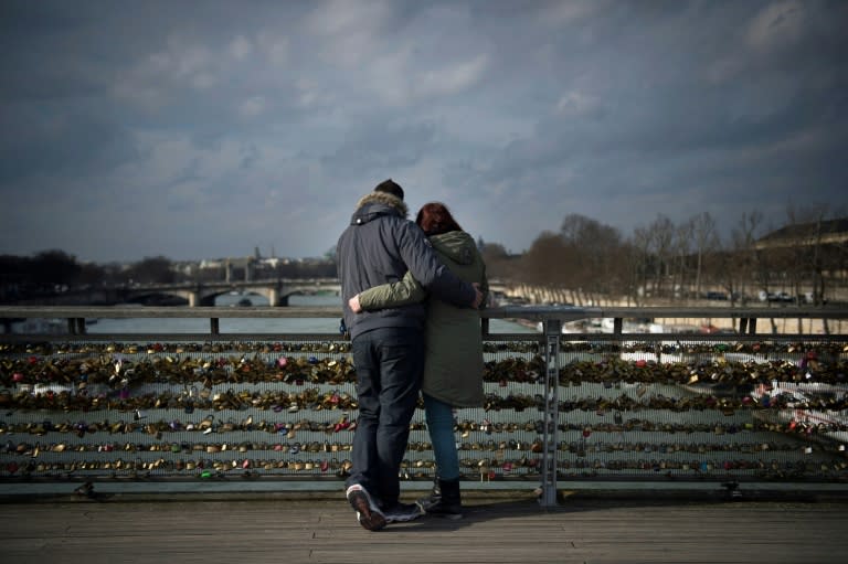 Lovestruck tourists attached the locks to Paris bridges for years before the city cracked down on the practice