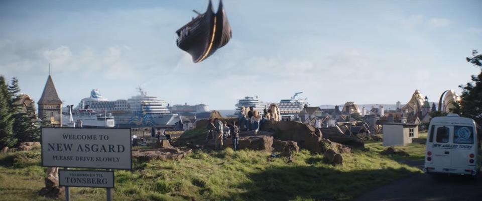 New Asgard seen in the trailer for "Thor: Love and Thunder."